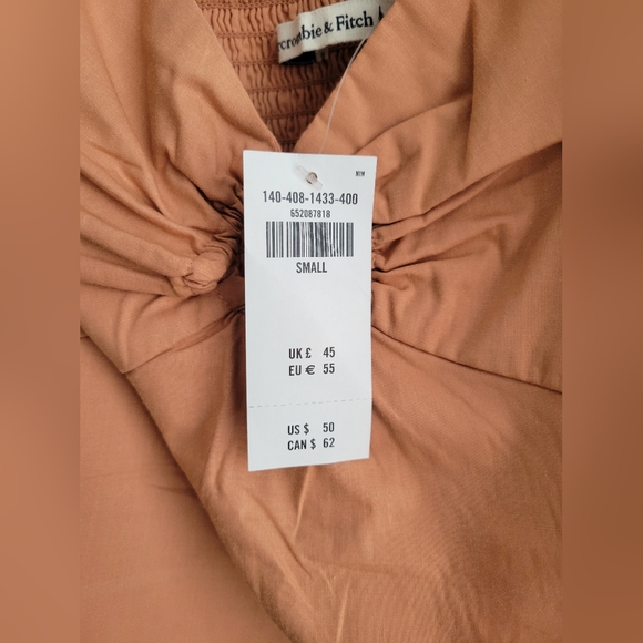 Abercrombie puff sleeve crop top - Picture 2 of 3